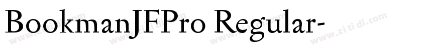 BookmanJFPro Regular字体转换